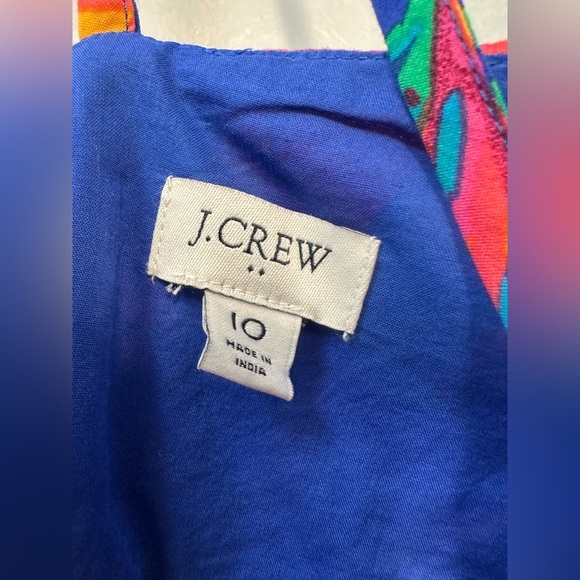 J. Crew Vibrant Floral Camisole in Blue and Pink - Picture 3 of 4